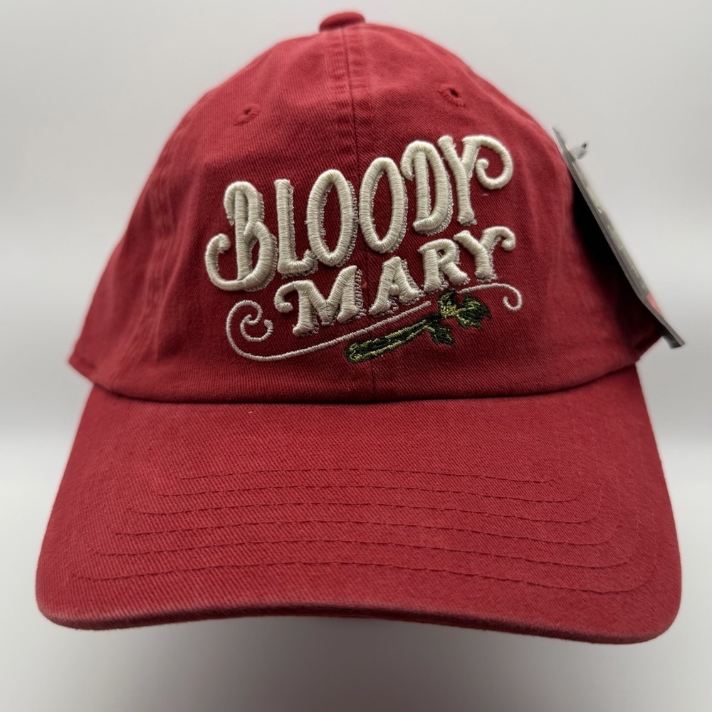 American Needle Bloody Mary Embroidered Red Adjustable Baseball Cap Hat